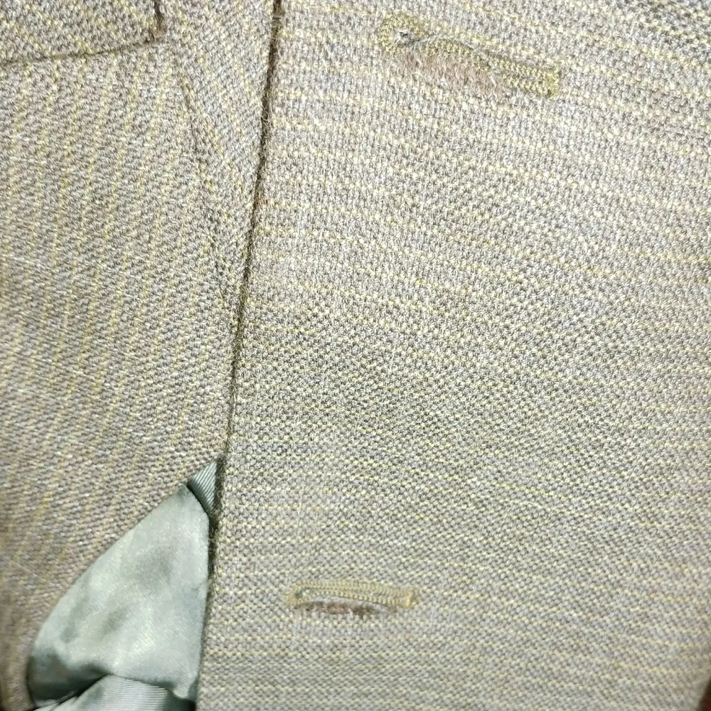 Ermenegildo Zegna Green Wool Sport Coat 45R